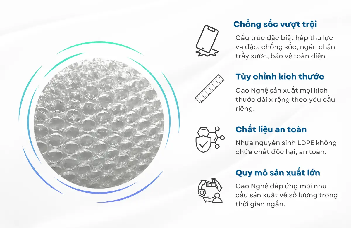 ưu điểm xốp hơi cao nghệ